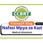 Nafasi za Kazi - Medical Attendant at CCBRT March 2025