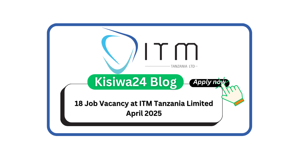 18 Job Vacancy at ITM Tanzania Limited April 2025