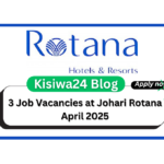 3 Job Vacancies at Johari Rotana April 2025