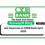 5 New Job Vacancies at CRDB Bank April 2025