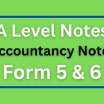 Accountancy Notes For Advanced Level