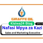 Nafasi za Kazi - Sales and Marketing Executive at Giraffe Oil April 2025