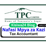 Nafasi za Kazi - Tax Accountant At TPC Ltd April 2025