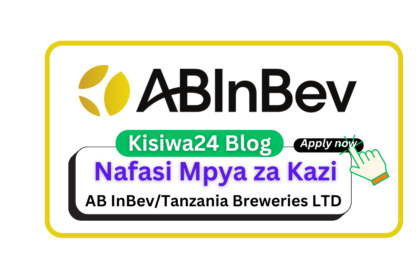 Nafasi 6 za Kazi at AB InBev/Tanzania Breweries LTD April 2025