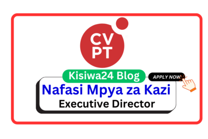 Nafasi za Kazi - Executive Director at CVPeople Tanzania April 2025