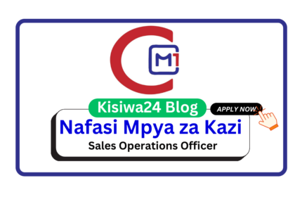 Nafasi za Kazi - Sales Operations Officer at Mbeyaone April 2025