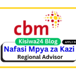Nafasi za Kazi - Regional Advisor at CBM April 2025