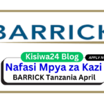 Nafasi 5 za Kazi at BARRICK Tanzania April 2025