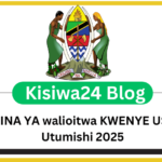 MAJINA YA walioitwa KWENYE USAILI Utumishi 2025