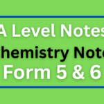 Chemistry Full Notes For Advanced Level