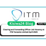 Clearing and Forwarding Officer Job Vacancy at ITM Tanzania Limited April 2025