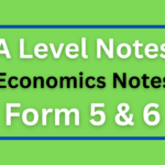 Economics Notes For Advanced Level