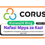 Expression of Interest – Prequalification of Suppliers Job Vacancy at Corus International April 2025