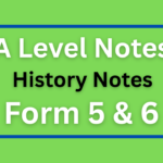 History Full Notes For Advanced Level