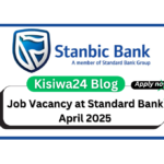 Manager, Branch Job Vacancy at Standard Bank April 2025