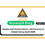 Quotes and Tenders Senior Job Vacancy at Alistair Group April 2025