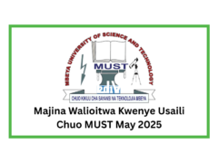 Majina Walioitwa Kwenye Usaili Chuo MUST May 2025