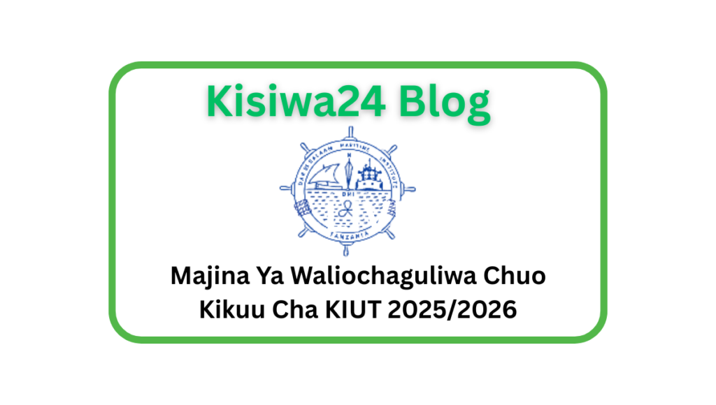 Majina Ya Waliochaguliwa Chuo Kikuu Cha DMI