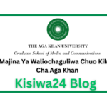 Majina Ya Waliochaguliwa Chuo Kikuu Cha Aga Khan (AKU)