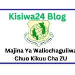 Majina Ya Waliochaguliwa Chuo Kikuu Cha Zanzibar University (ZU)