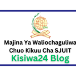 Majina Ya Waliochaguliwa Chuo Kikuu Cha SJUIT