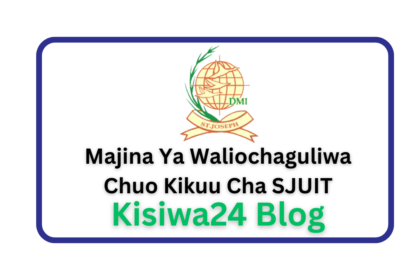 Majina Ya Waliochaguliwa Chuo Kikuu Cha SJUIT
