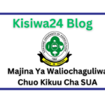 Majina Ya Waliochaguliwa Chuo Kikuu Cha MWECAU