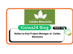 Nafasi za Kazi Project Manager at  Caides Blossoms