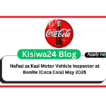 Nafasi za Kazi Motor Vehicle Inspector at Bonite (Coca Cola) May 2025