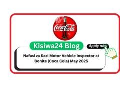 Nafasi za Kazi Motor Vehicle Inspector at Bonite (Coca Cola) May 2025