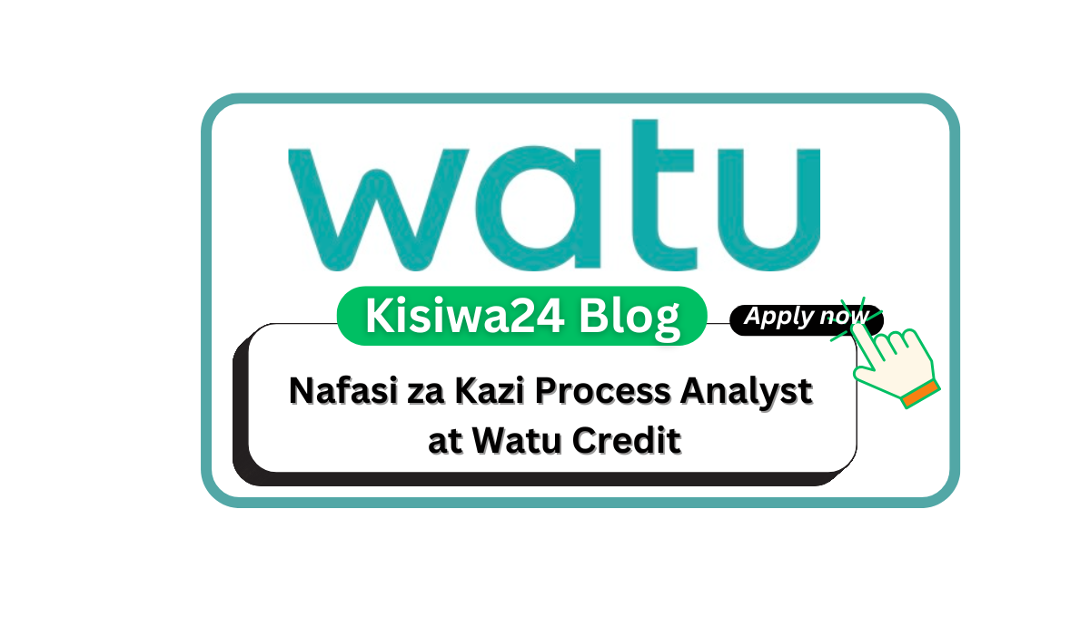 Nafasi za Kazi Process Analyst at Watu Credit