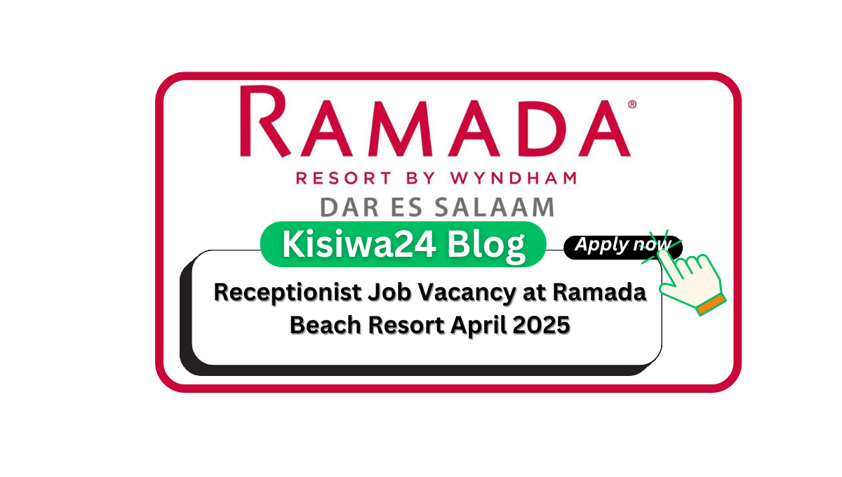 Receptionist Job Vacancy at Ramada Beach Resort April 2025