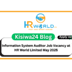 Information System Auditor Job Vacancy at HR World Limited May 2025