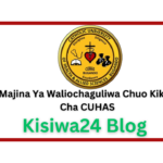 Majina Ya Waliochaguliwa Chuo Kikuu Cha CUHAS
