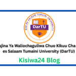 Majina Ya Waliochaguliwa Chuo Kikuu Cha Dar es Salaam Tumaini University (DarTU)