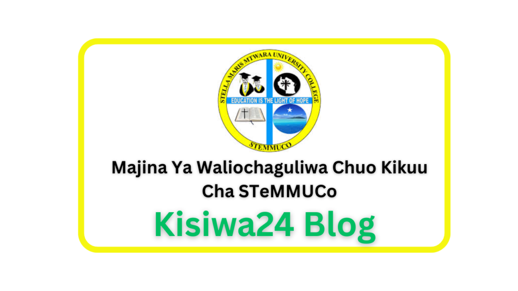 Majina Ya Waliochaguliwa Chuo Kikuu Cha STeMMUCo