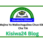 Majina Ya Waliochaguliwa Chuo Kikuu Cha TIA