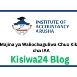 Majina ya Waliochaguliwa Chuo Kikuu cha IAA