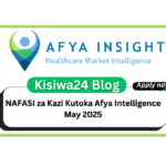 NAFASI za Kazi Kutoka Afya Intelligence May 2025