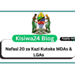 Nafasi 20 za Kazi Kutoka Utumishi