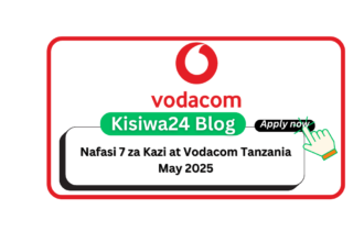 Nafasi 7 za Kazi at Vodacom Tanzania May 2025