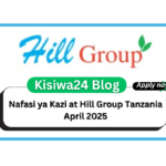 Nafasi ya Kazi at Hill Group Tanzania April 2025