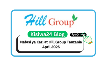 Nafasi ya Kazi at Hill Group Tanzania April 2025