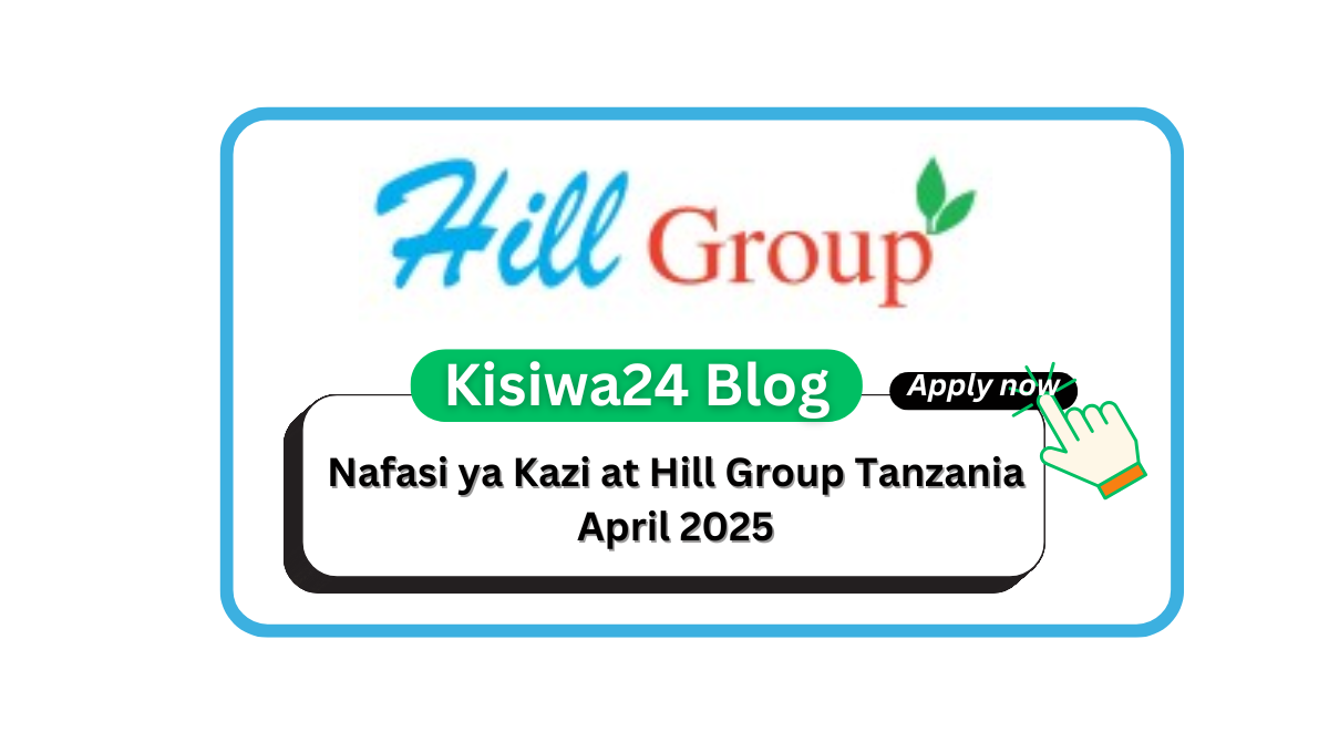 Nafasi ya Kazi at Hill Group Tanzania April 2025