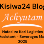 Nafasi za Kazi Logistics Assistant – Beverages at Achyutam May 2025