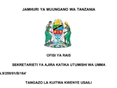 Majina Walioitwa Kwe Usaili Utumishi 19 May 2025