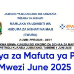 Bei Mpya za Mafuta ya Petroli June 2025
