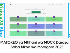 MATOKEO ya MOCK Darasa la Saba Mkoa wa Morogoro 2025