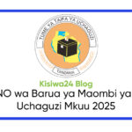 MFANO wa Barua ya Maombi ya Kazi Uchaguzi Mkuu 2025