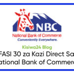 NAFASI 30 za Kazi Direct Sales National Bank of Commerce – NBC